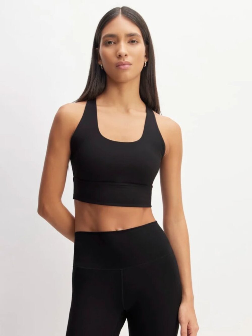 Everlane | The Perform Longline Bra M / Black